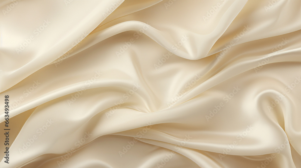 Cream silk satin. Color gradient. Golden luxury elegant abstract background. Shiny, shimmer. Curtain. Drapery. Fabric, cloth texture. Christmas, birthday, autumn, wedding Cream silk satin. Color gradient. Golden luxury elegant abstract background. Shiny, shimmer. Curtain. Drapery. Fabric, cloth texture. Christmas, birthday, autumn, wedding