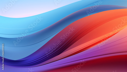 Vivid Chromatic. Abstract Wave Background with Bold and Vibrant Gradient Colors