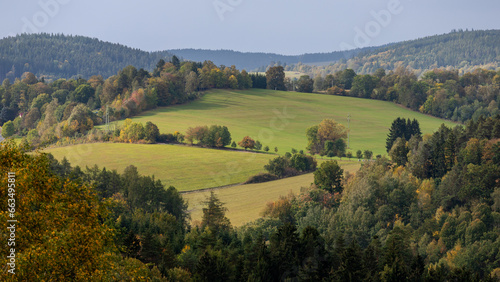 autumn mountain meadows on a sunny day © Ladislav_Zemanek