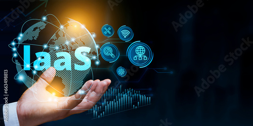 Infrastructure as a Service (IaaS) and Its Impact on Networking and Application Platforms in the World of Internet Technology Displayed on Virtual Screens photo