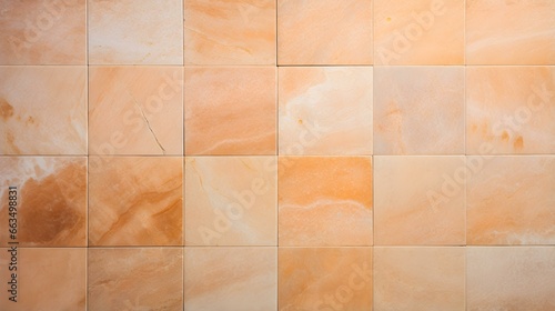 Wallpaper Mural Pattern of Marble Tiles in light orange Colors. Top View Torontodigital.ca