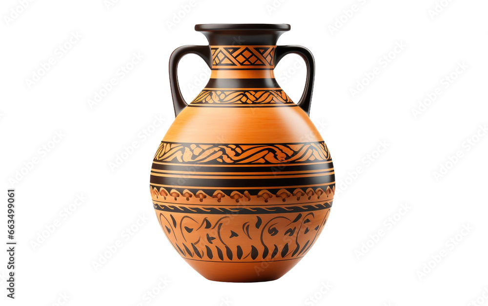 Ancient Greece Pottery on Transparent background
