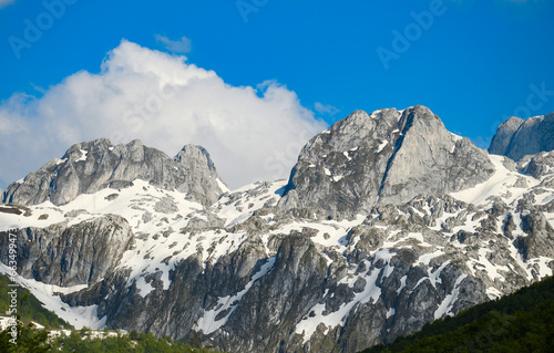 landscape with snow