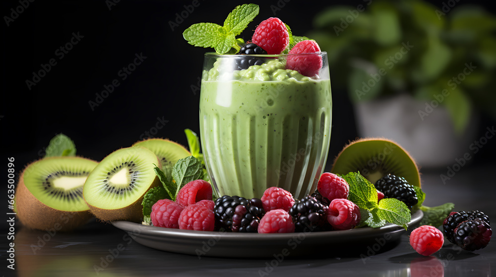 smoothie with vegetables and fruits, World vegan day smoothie with vegetables and fruits, World vegan day