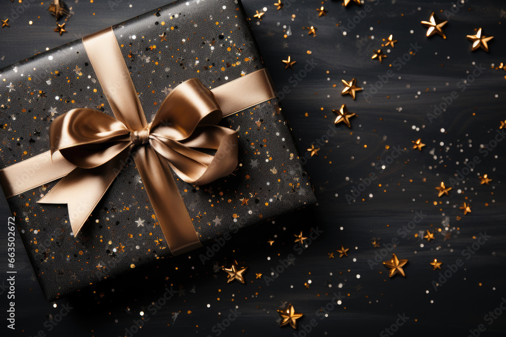 A luxurious high-quality brown gift box with exquisite gold embossed design, a lavish gold ribbon, and an indication of its expensive nature A luxurious high-quality brown gift box with exquisite gold embossed design, a lavish gold ribbon, and an indication of its expensive nature