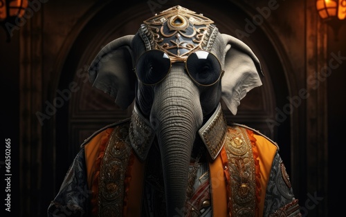 Graceful Elephant Portrait