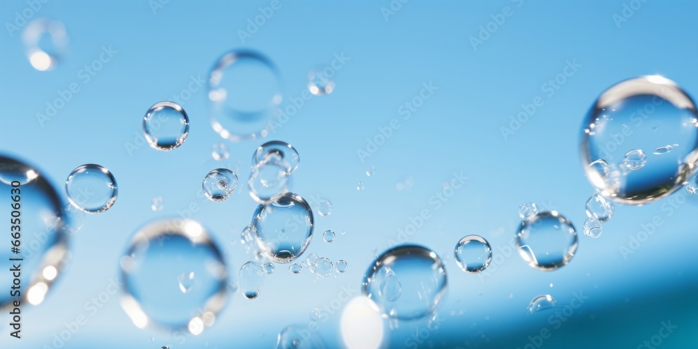 A Close-Up of Bubbles Dancing in Water, Revealing the Intricate Beauty and Whimsical Nature of These Microcosms