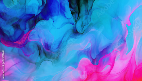 mesmerizing abstract liquid ink flow swirls, background pattern, vibrant neon purple blue pink red color, colorful wallpaper backdrop, intricate fine detail, modern contemporary art texture © Ars Nova
