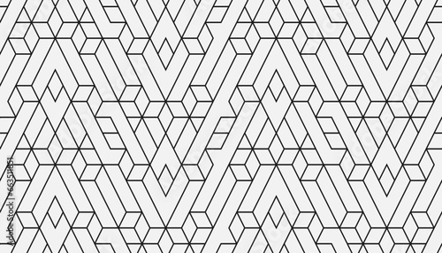 Abstract geometric seamless pattern.