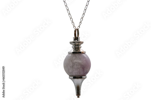 Amethyst pendulum necklace