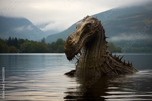 a legendary creature said to inhabit Loch Ness, a deep, freshwater loch in the Scottish Highlands. Generative AI