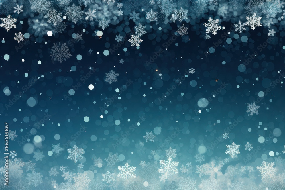Obraz premium an image of blue snowflakes
