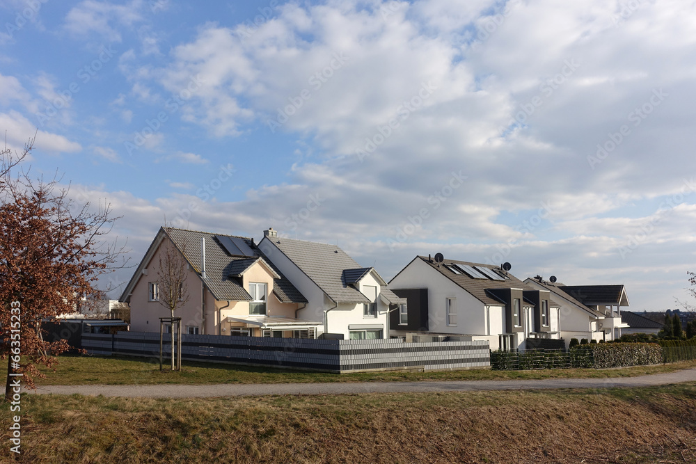 Obraz premium Neubaugebiet