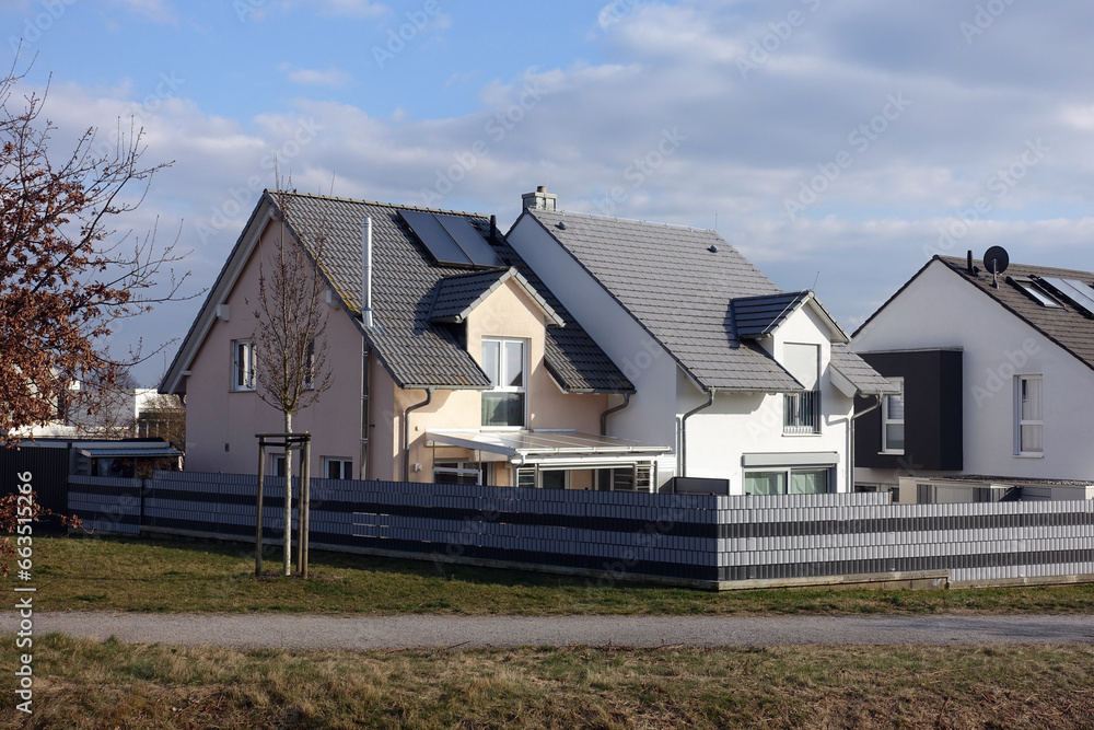 Obraz premium Neubaugebiet
