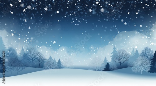 a beautiful landscape covered with snowflakes is shown