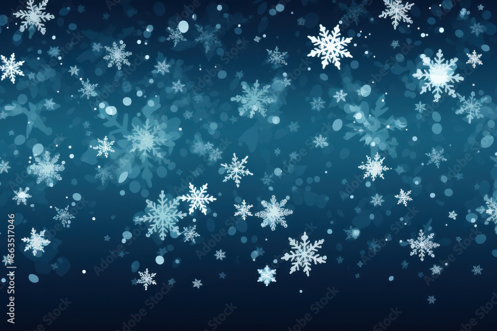 a background with scattered snowflakes and snowflakes a background with scattered snowflakes and snowflakes