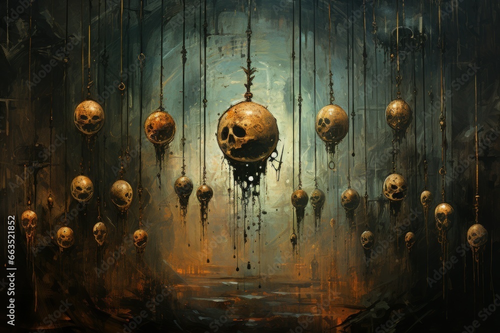 Cursed amulets of forgotten sorcery, imbued with ancient spells and ...