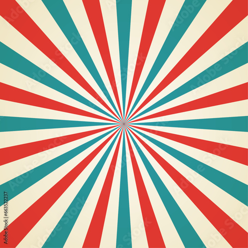 Vector vintage colorful background. Circus background.