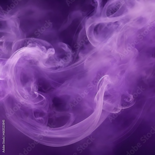 Purple Smoke Background Abstract Smoke Wallpaper Blue Smoky Cloud Illustration AI Generative