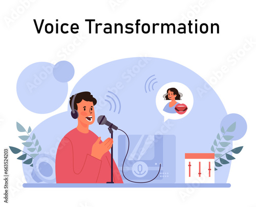 Fotografía Voice changer or voice enhancer