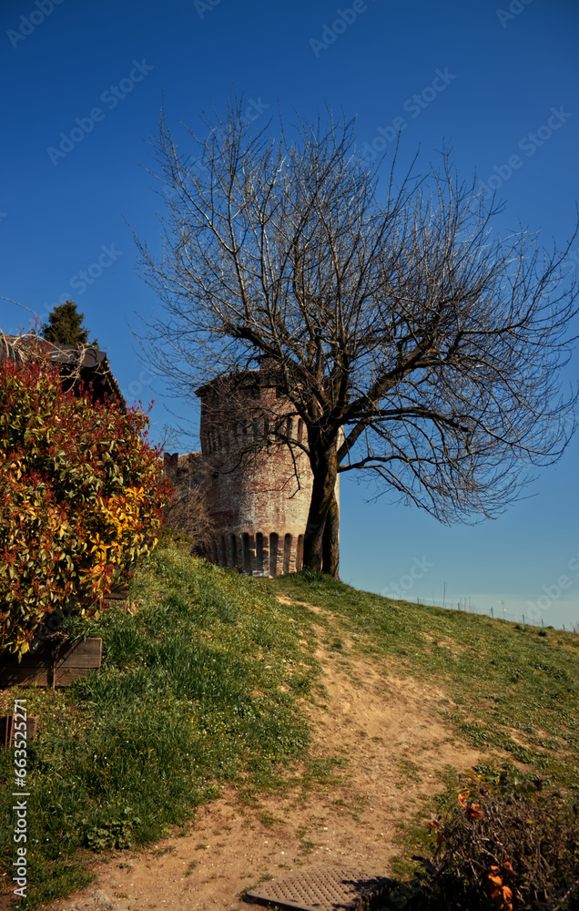 A tower of the Soncino fortress.