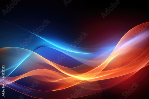 abstract energy glowing lights background