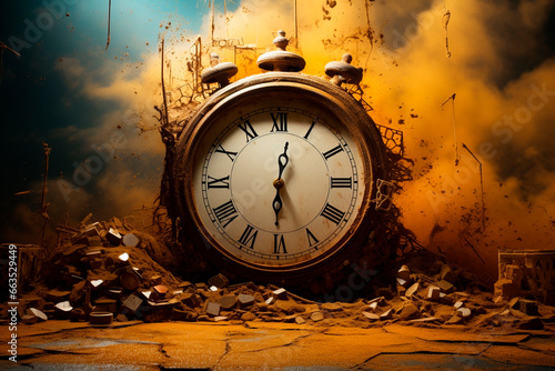 Wallpaper Mural Illustration of the concept of time Torontodigital.ca