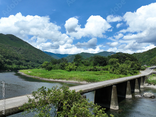 高知県四万十町　第一三島沈下橋 photo