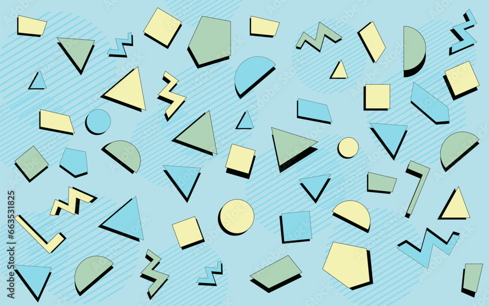 Abstract retro background in back to the 90s style. Abstract retro background in back to the 90s style.