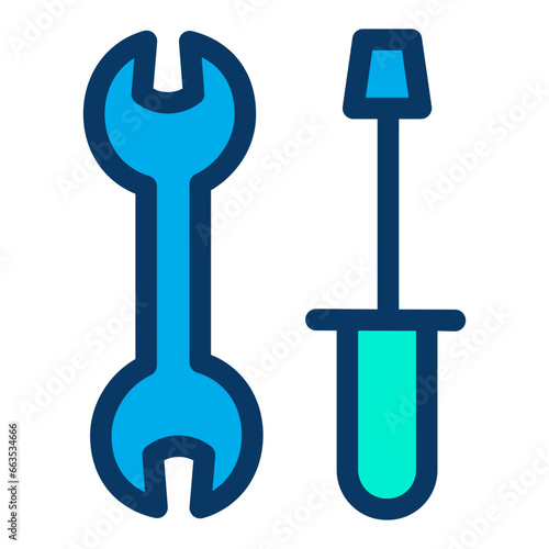Lineal color Hotel Service icon