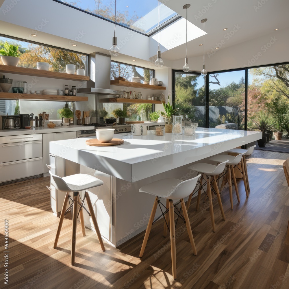 Contemporary, stylish residential kitchen