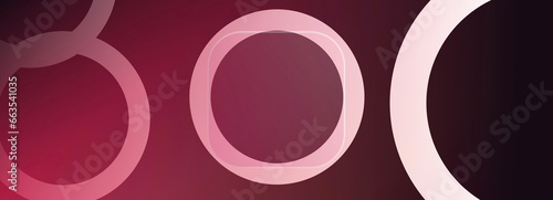 Viva magenta circle background. Magenta or maroon and glassmorphism style. Mock up composition with empty space. Great for wallpapers, banners, templates, luxury invitations, voucher background.