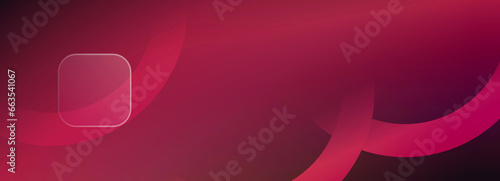 Viva magenta circle background. Magenta or maroon and glassmorphism style. Mock up composition with empty space. Great for wallpapers, banners, templates, luxury invitations, voucher background.