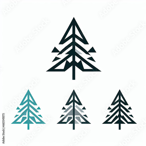 Pine Trees Icons 