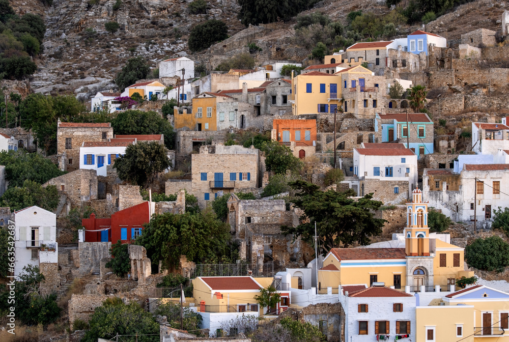 Traditional Settlement - Greece - Symi island (near Rhodes) Dodecanese -