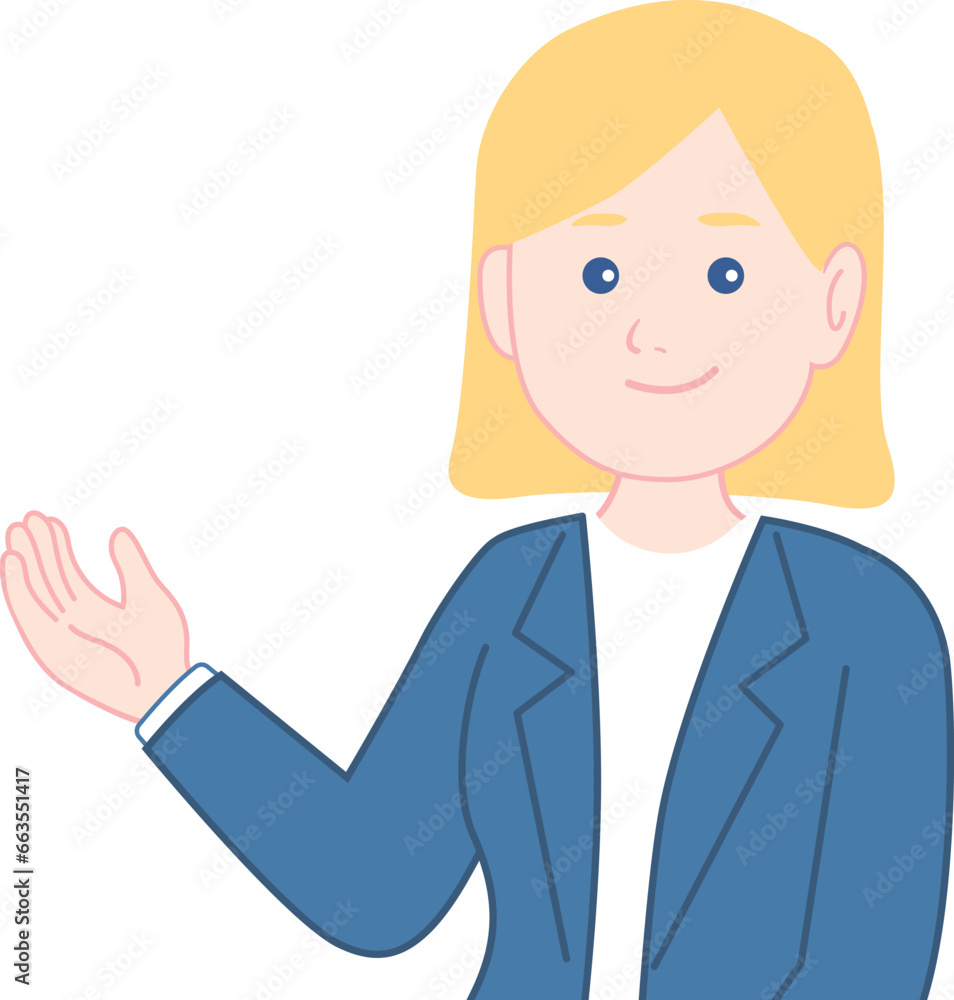 A female Modern lady Business woman in office style. A female Modern lady Business woman in office style.