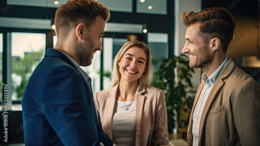 estate agent discussing mortgage options with a client generative ai estate agent discussing mortgage options with a client generative ai