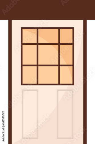 House Door With Window