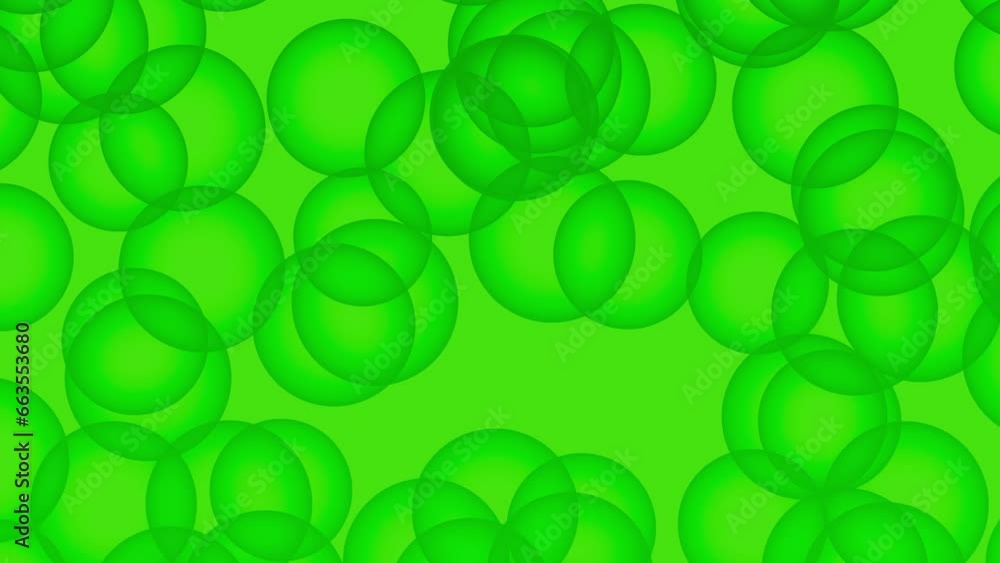 abstract green circles animation abstract green circles animation