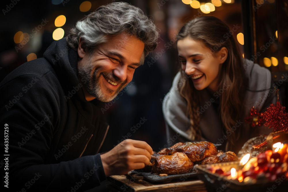 People reflecting on the significance of Boxing Day as a time for gratitude and appreciation for family and friends. Concept of thankfulness. Generative Ai. People reflecting on the significance of Boxing Day as a time for gratitude and appreciation for family and friends. Concept of thankfulness. Generative Ai.