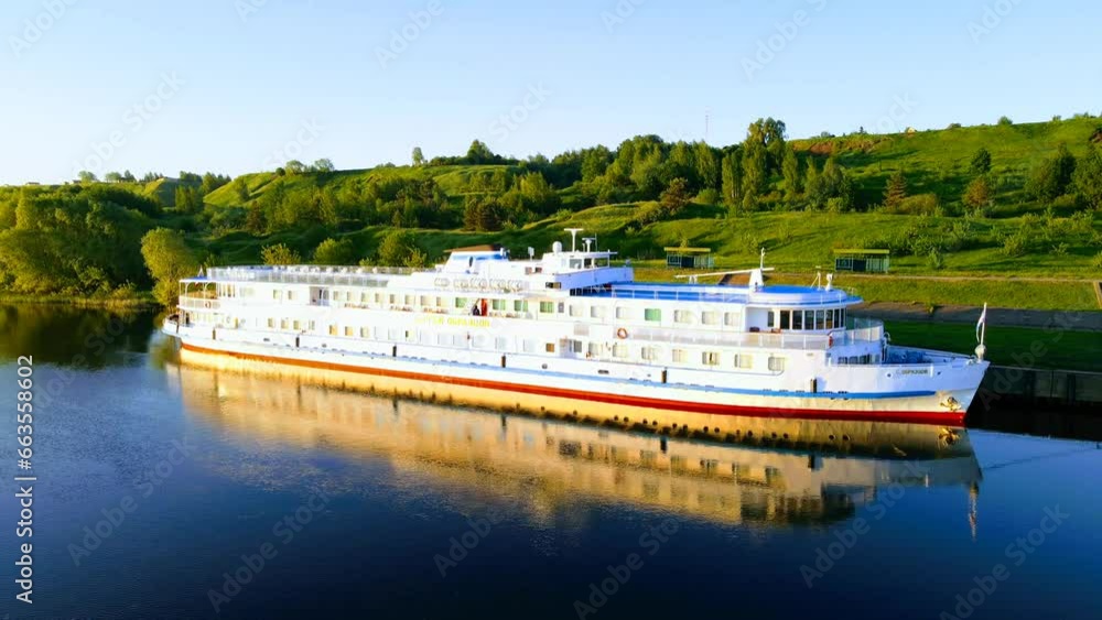 cruise ship on the river