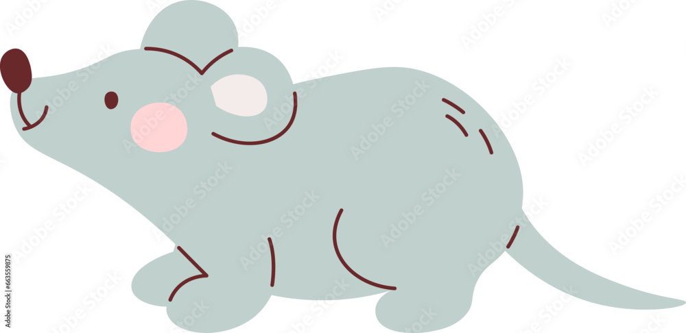 Fototapeta premium Mouse Animal Icon