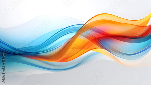 Abstract colorful wave background of blue and yellow, An abstract representation of creative energy in motion, Dynamic Creative Flow in Minimalist Form, Beautiful wave wallpaper 