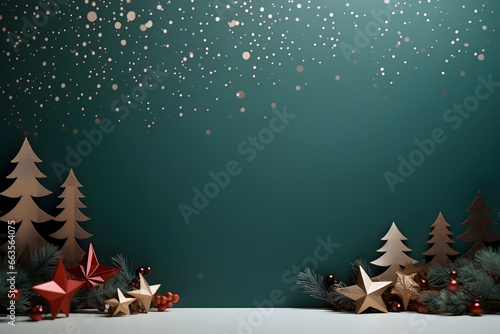 Wallpapers de navidad con motivos navideños, estrellas, abetos, bolas de navidad