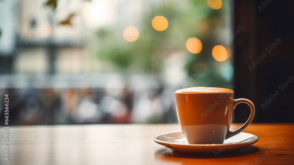 Blurred background image of coffee shop Blurred background image of coffee shop