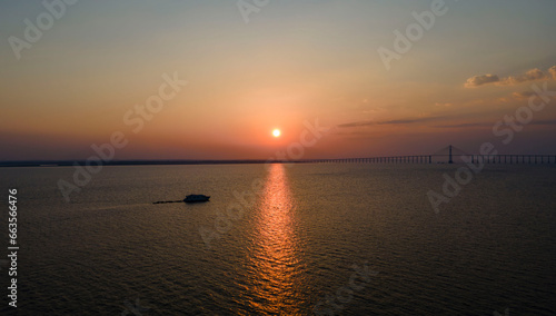 Sunset Rio Negro, Manaus-AM © Elton