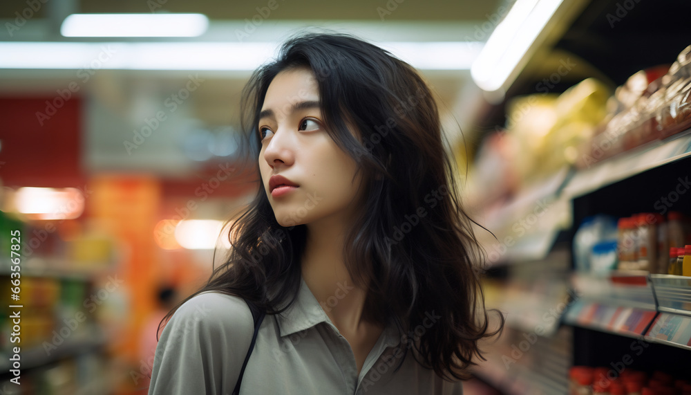 Asia woman delicate face cute smile looking to camera Asia woman delicate face cute smile looking to camera