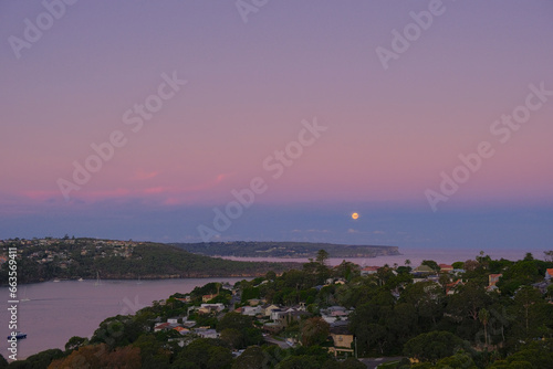 Full Moon Over Sydney Harbour