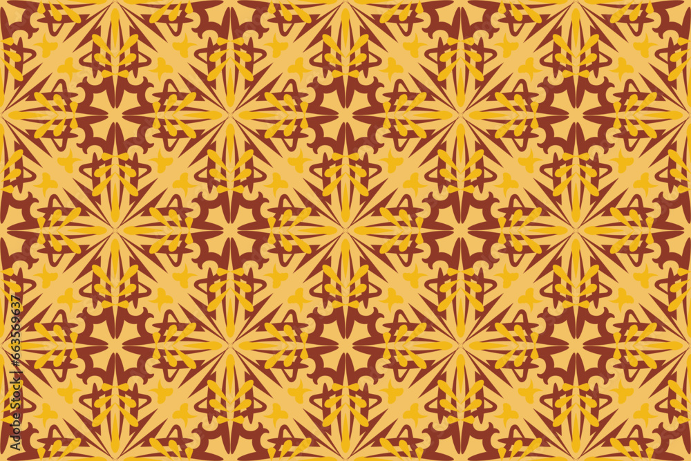arabic pattern. White and gold background with Arabic ornament. Pattern, background and wallpaper for your design. Textile ornament. Vector illustration.