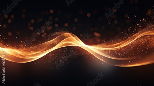 An energetic abstract background with dynamic waves of light and vivid hues. © Banana Images